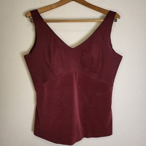 Honeylove Burgundy Shapewear Top